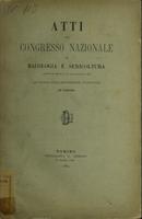 Atti del congresso nazionale di bacologia e sericoltura : tenutosi nei giorni 22, 23, 24, 25 settembre 1884 : all'epoca dell'esposizione nazionale in Torino