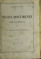 Nuovi documenti per la storia del Banco di Napoli