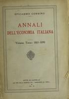 Annali dell'economia italiana 3° 1881-1890