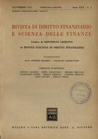 Rivista di diritto finanziario e scienza delle finanze. 1971, Anno 30, n.3, settembre