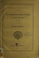 Conference monetaire internationale de 1878 : proces verbaux