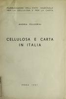 Cellulosa e carta in Italia