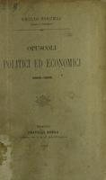 Opuscoli politici ed economici : 1882-1892