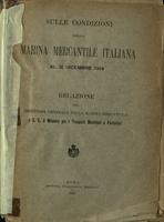 Sulle condizioni della marina mercantile italiana al 31 dicembre 1914