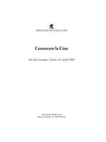 Conoscere la Cina