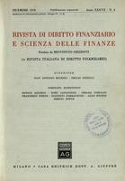 Rivista di diritto finanziario e scienza delle finanze. 1978, Anno 37, n.4, dicembre