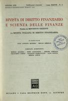 Rivista di diritto finanziario e scienza delle finanze. 1978, Anno 37, n.2, giugno