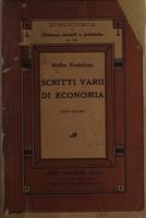 Scritti vari di economia : serie seconda