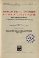 Rivista di diritto finanziario e scienza delle finanze. 1979, Anno 38, n.2, giugno