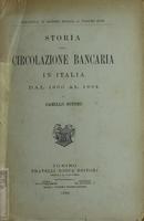 Storia della circolazione bancaria in Italia dal 1860 al 1894