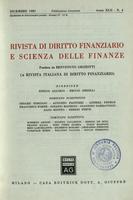 Rivista di diritto finanziario e scienza delle finanze. 1983, Anno 42, n.4, dicembre