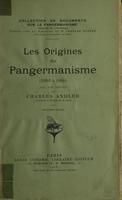 Les origines du pangermanisme : 1800 à 1888