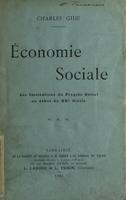 Économie sociale