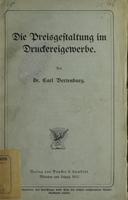 Die Preisgestaltung im Druckereigewerbe