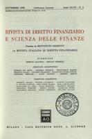 Rivista di diritto finanziario e scienza delle finanze. 1988, Anno 47, settembre, n.3