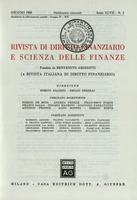 Rivista di diritto finanziario e scienza delle finanze. 1988, Anno 47, giugno, n.2