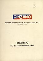 CINZANO 1983 – esercizio 62