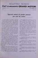 Bollettino tecnico Fiat Stabilimento Grandi Motori - A.01 (1948) n.03