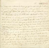 Lettera di Felice Fontana a Leopoldo Marcantonio Caldani, estate 1758