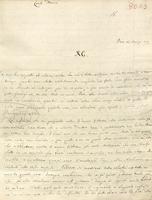 Lettera di Felice Fontana a Leopoldo Marcantonio Caldani, 8 marzo 1759