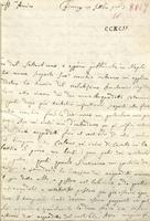 Lettera di Felice Fontana a Leopoldo Marcantonio Caldani, 27 settembre 1763