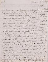 Lettera di Felice Fontana a Leopoldo Marcantonio Caldani, 4 agosto 1764