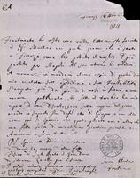 Lettera di Felice Fontana a Leopoldo Marcantonio Caldani, 16 ottobre 1766