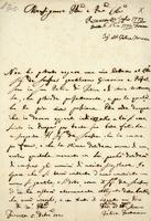 Lettera di Felice Fontana a Giovanni Bianchi, 6 dicembre 1772