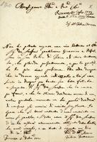 Lettera di Felice Fontana a Giovanni Bianchi, 6 dicembre 1772