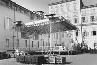 Palco in piazzetta Reale
