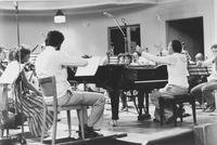 Maurizio Pollini con la European Chamber Orchestra durante le prove al Conservatorio