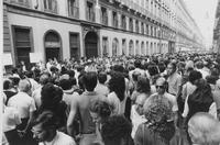 Via Garibaldi durante l'evento "Mille musicisti per la pace"