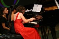 Le pianiste Susanna Shizuka Salvemini e Martina Consonni