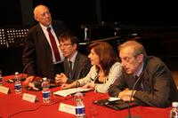 Conferenza stampa Enzo Restagno, Filippo Del Corno, Angela La Rotella e Piero Fassino
