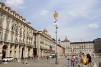 La città vestita con i colori di MITO SettembreMusica