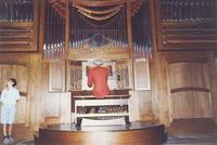 L'organista Jean Guillou nella Chiesa di Santa Rita