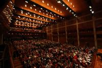 La sala dell' Auditorium Giovanni Agnelli Lingotto durante la prima di MITO 2009