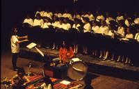 Coro di voci bianche Magnificat con Cristina d'Onofrio alle percussioni al Teatro Carignano