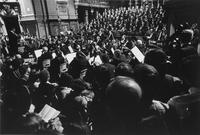 Il Coro e l'Orchestra Sinfonica di Torino e il Coro di Milano della Rai al concerto di chiusura della prima edizione di Settembremusica