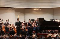 Flirt Americani - il direttore Alessandro Cadario e la pianista Zee Zee ringraziano il pubblico del Conservatorio Giuseppe Verdi
