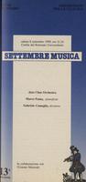 Libretto di sala - 1990 - Jazz Class Orchestra