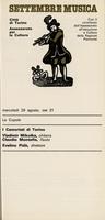 Libretto di sala - 1979 - I Cameristi di Torino