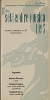 Libretto di sala - 1995 - Sequentia