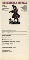 Libretto di sala - 1980 - Koenig Ensemble
