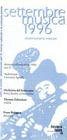 Libretto di sala - 1996 - Orchestra del Settecento