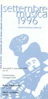 Libretto di sala - 1996 - Robyn Schulkowsky e Nils Petter Molvær