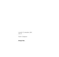 Libretto di sala - 2001 - Beckett-songs
