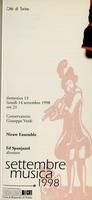 Libretto di sala - 1998 - Nieuw Ensemble
