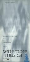 Libretto di sala - 1999 - Voci