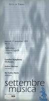 Libretto di sala - 1999 - London Symphony Orchestra